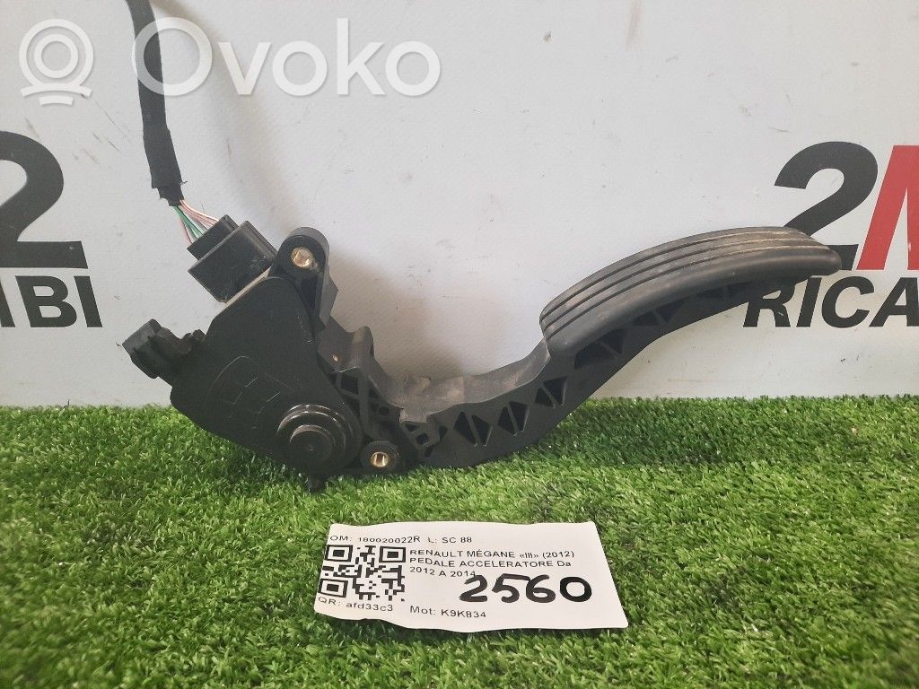 Renault Megane III Gaspedal 