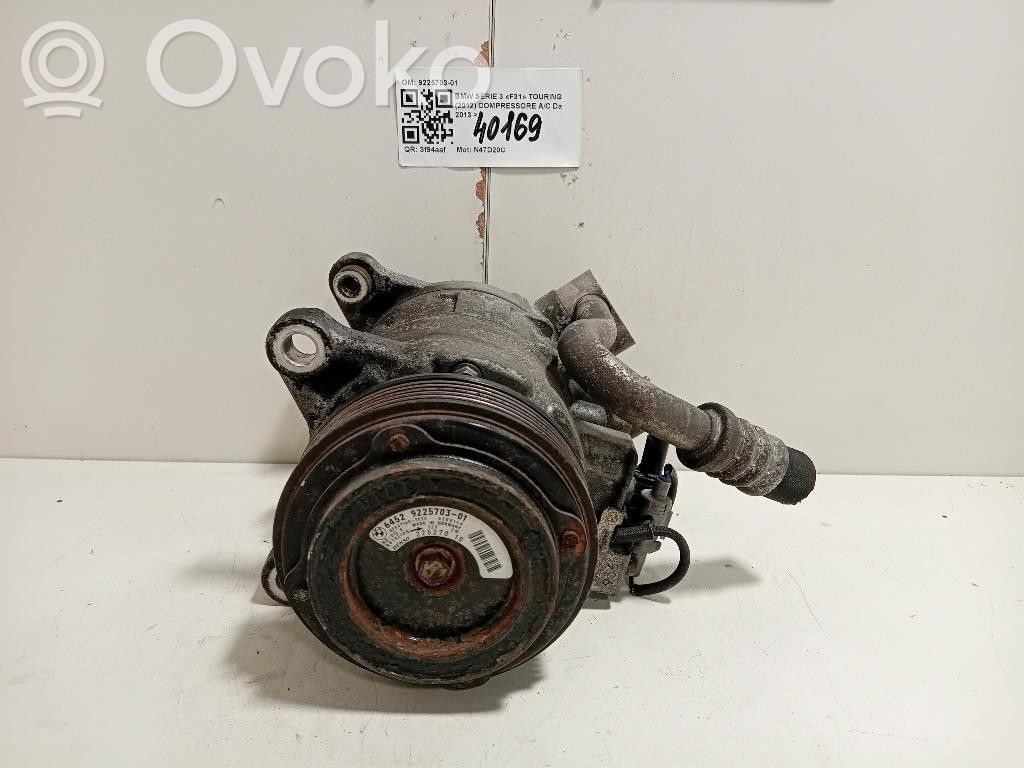 BMW 3 F30 F35 F31 Air conditioning (A/C) compressor (pump) 