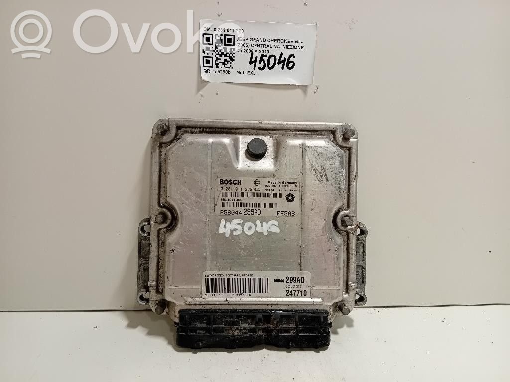 Jeep Grand Cherokee (WK) Injection control unit/module 