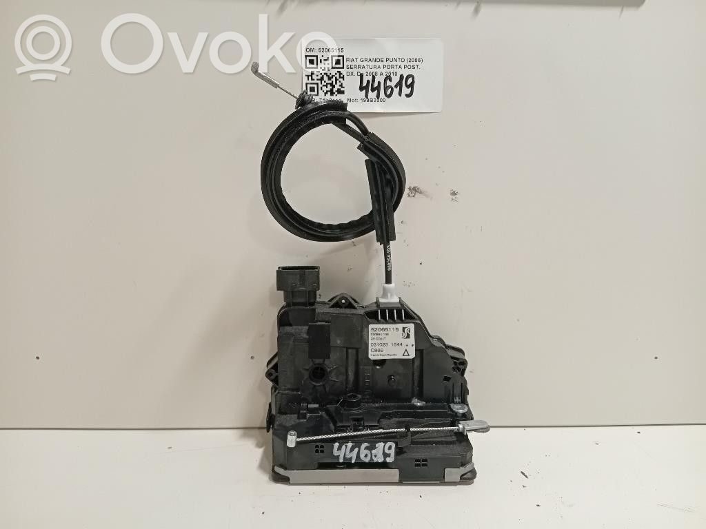 Fiat Grande Punto Rear door lock 