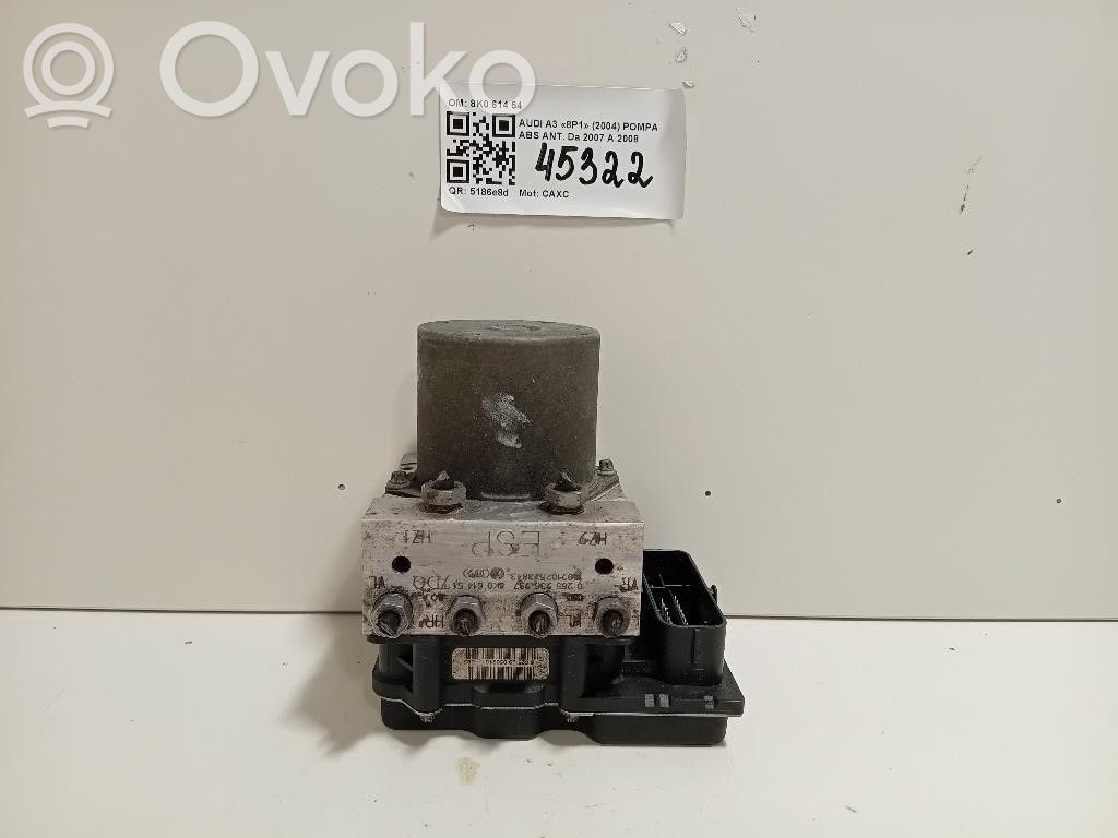 Audi A3 S3 8P Sterownik / moduł ABS 