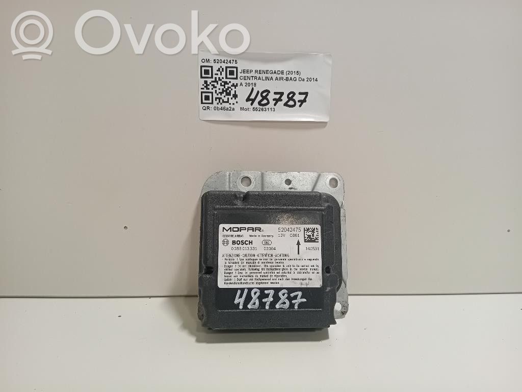Jeep Renegade Airbag control unit/module 