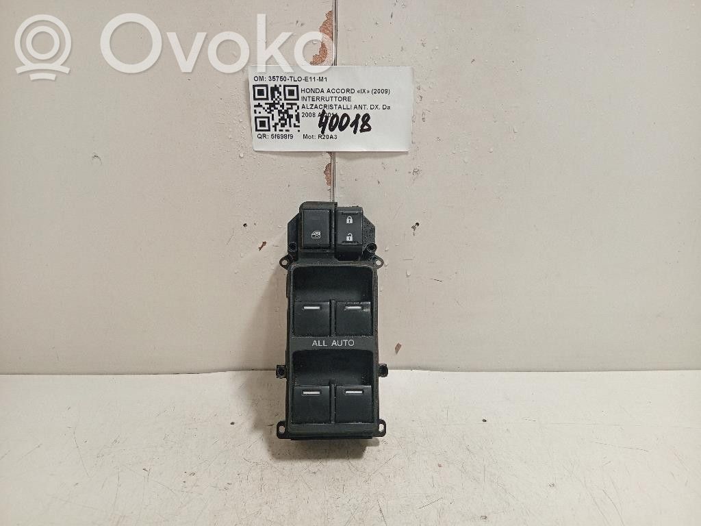 Honda Accord Electric window control switch 