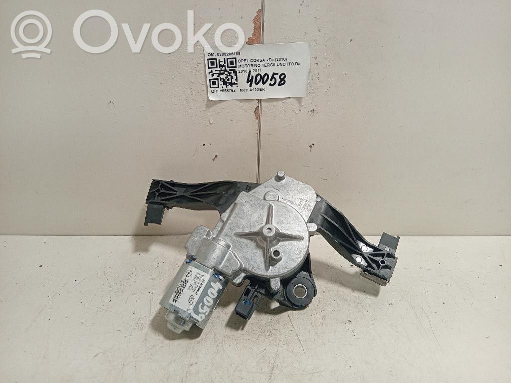 Opel Corsa D Wischermotor Heckscheibe 