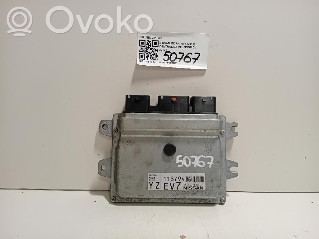 Nissan Micra Injection control unit/module 