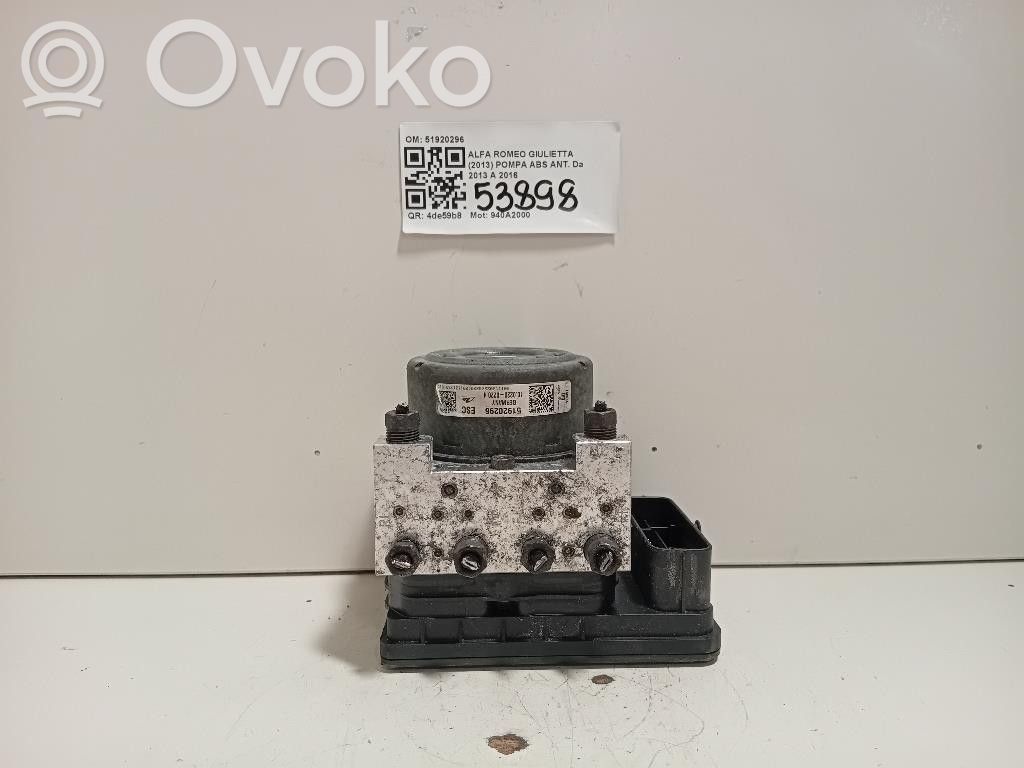 Alfa Romeo Giulietta ABS valdymo blokas 
