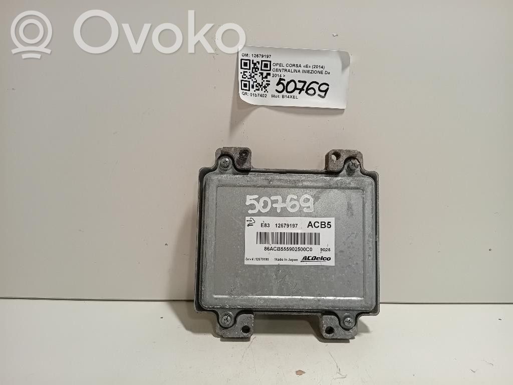 Opel Corsa E Injection control unit/module 