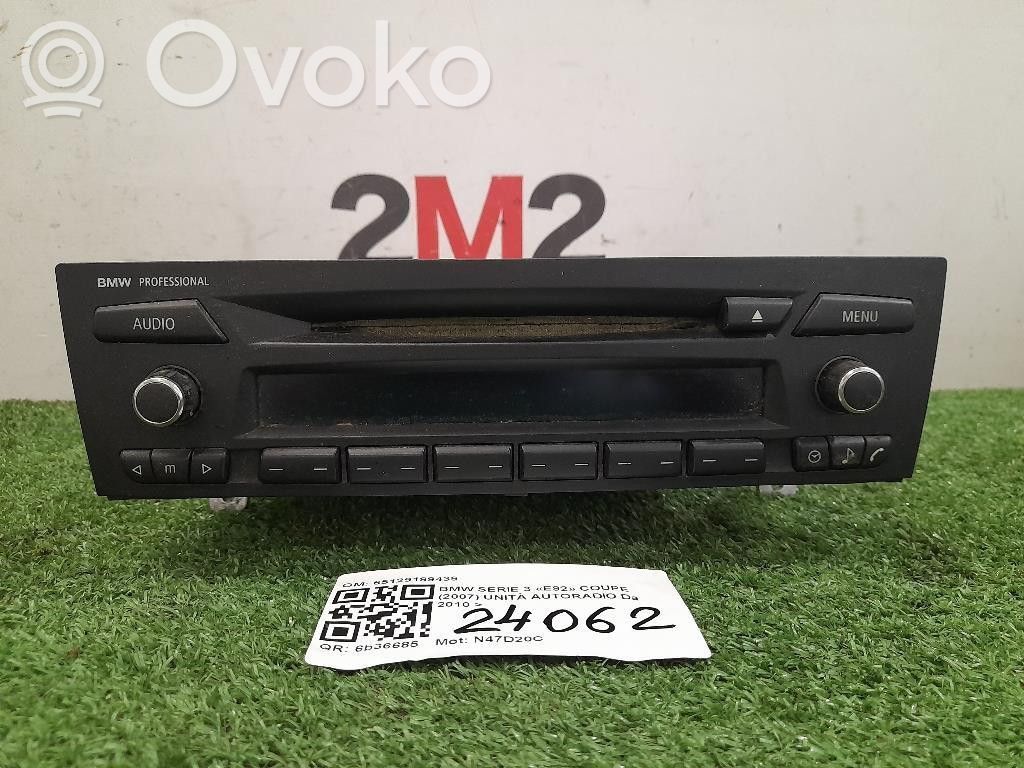 BMW 3 E92 E93 Panel / Radioodtwarzacz CD/DVD/GPS 
