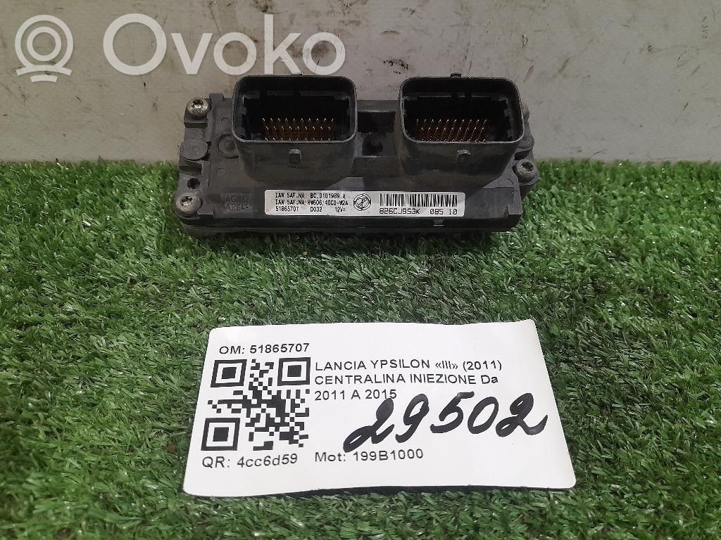 Lancia Ypsilon Injection control unit/module 