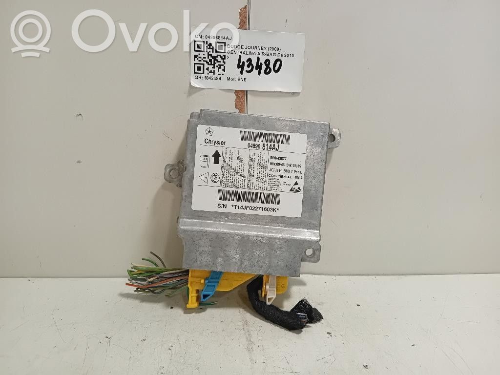 Airbag control unit/module   04896814AJ,04896814AJ,ECEBWD