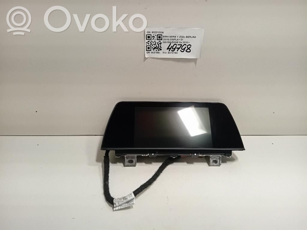 BMW 1 F20 F21 Monitor / wyświetlacz / ekran 
