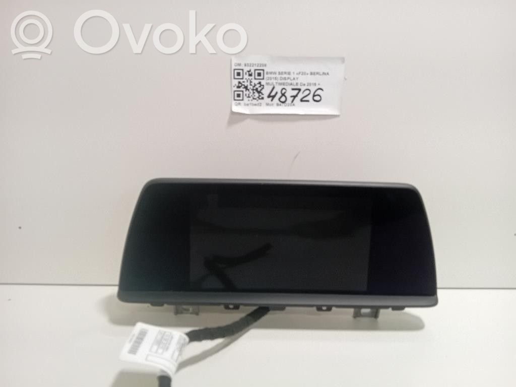 BMW 1 F20 F21 Monitor / wyświetlacz / ekran 