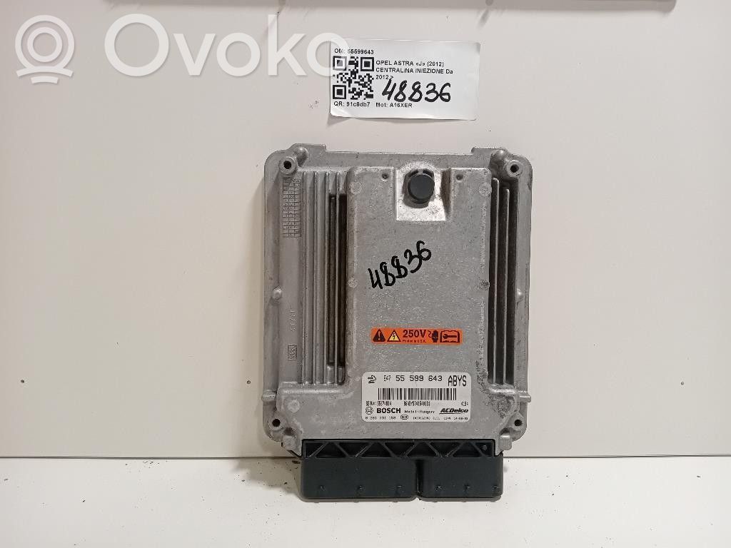 Opel Astra J Injection control unit/module 