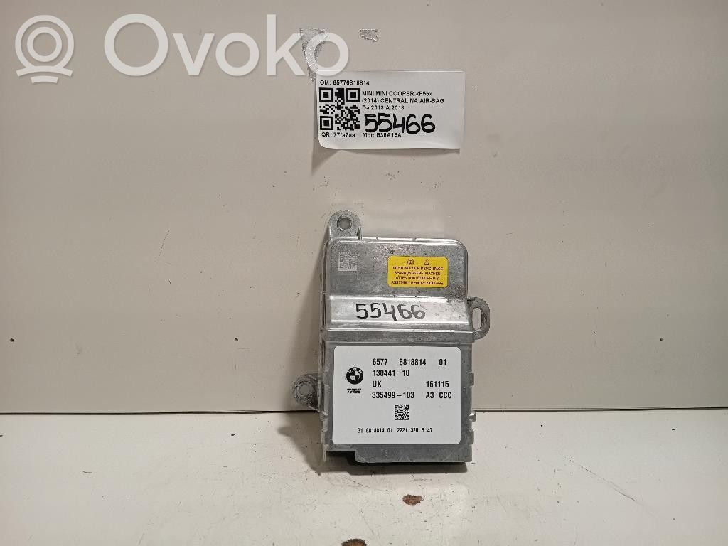 Mini One - Cooper F56 F55 Sterownik / Moduł Airbag 