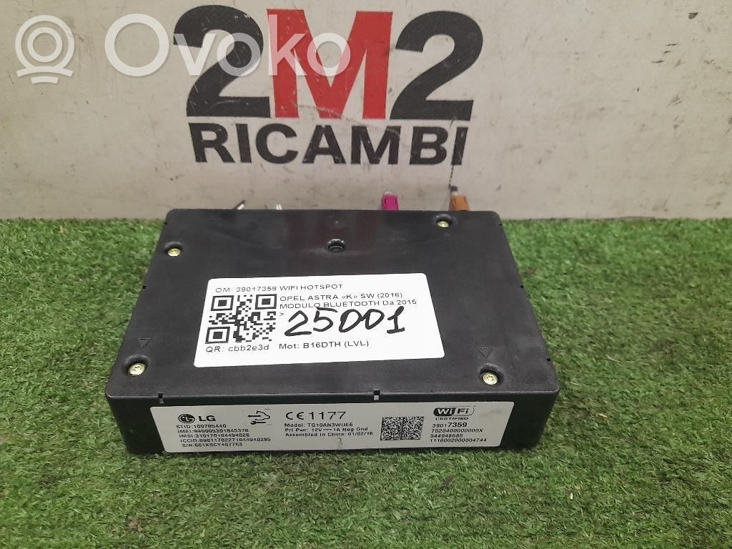 Module unité de contrôle Bluetooth   39017359,B16DTHLVL