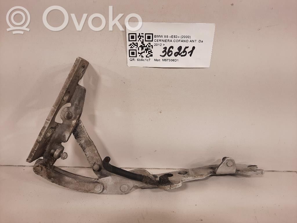BMW X5 E53 Engine bonnet/hood hinges 