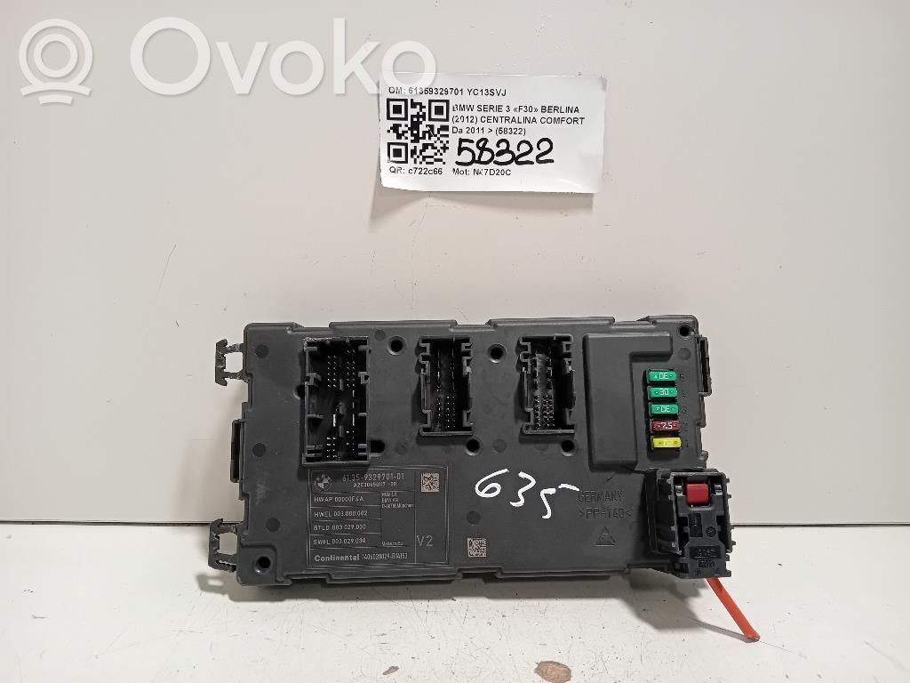 BMW 3 F30 F35 F31 Alte unități/module de control 