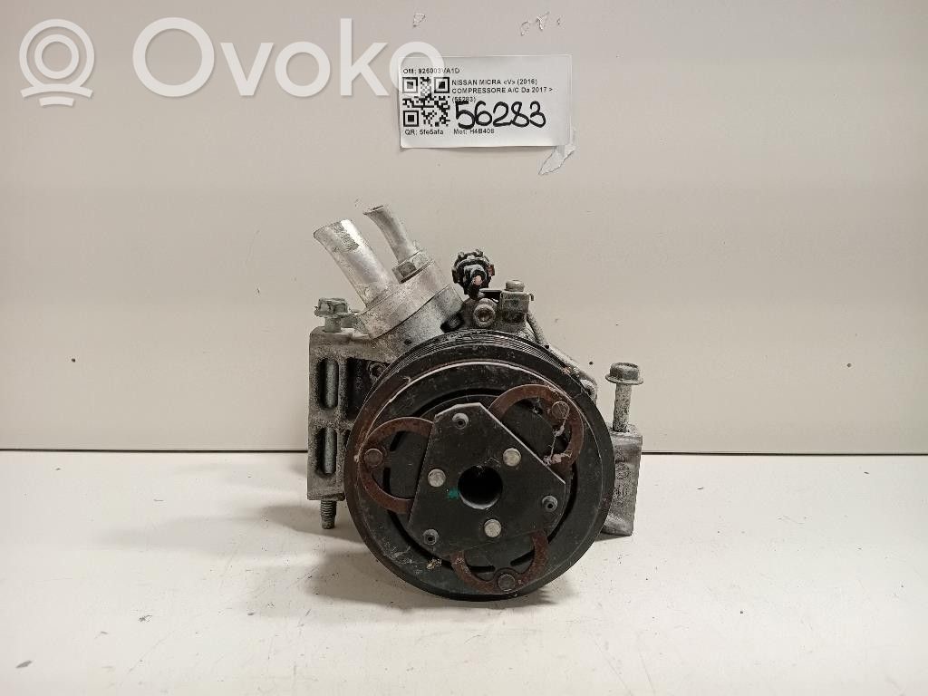 Nissan Micra Kompresor / Sprężarka klimatyzacji A/C 