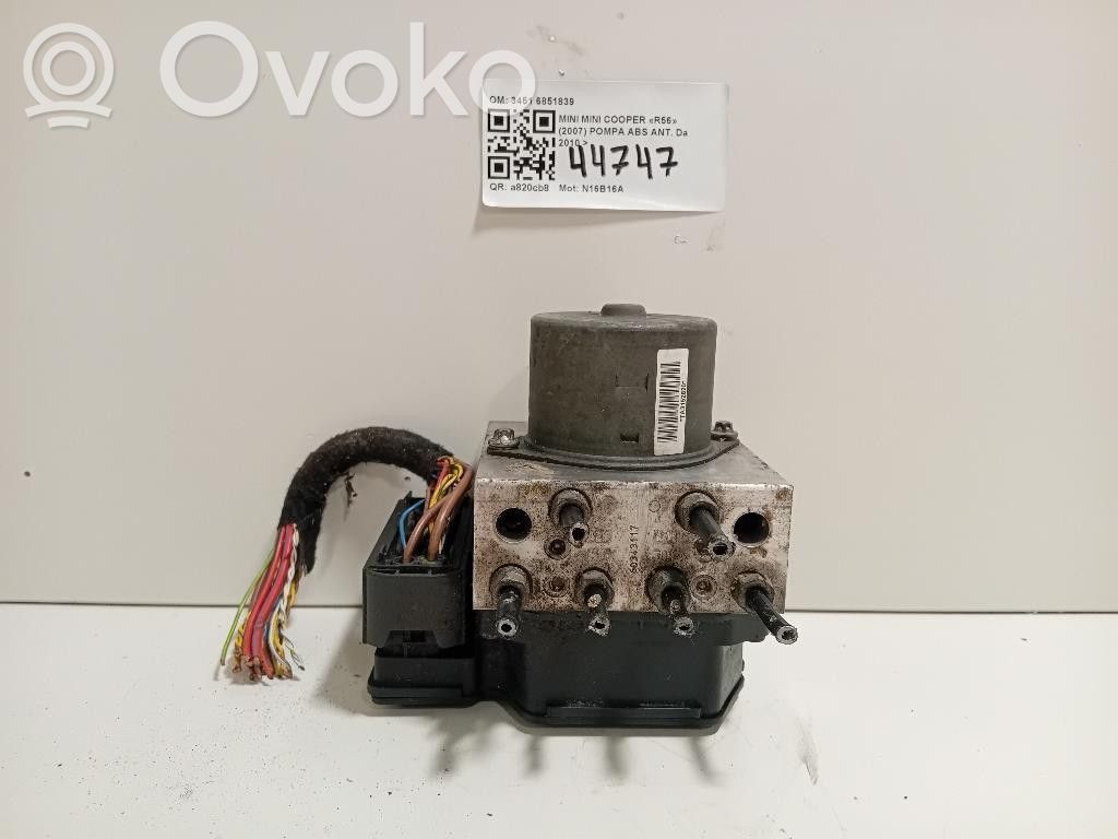 ABS control unit/module   34516851839,34516851839,N16B16A