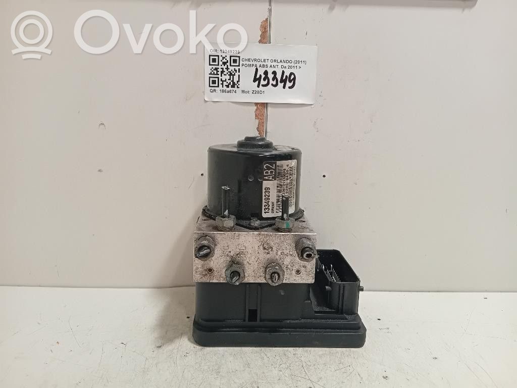ABS control unit/module   13349239,13349239,Z20D1