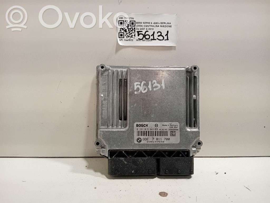 Unidad de control/módulo de la inyección   7811700,7811700,DDE7811700
