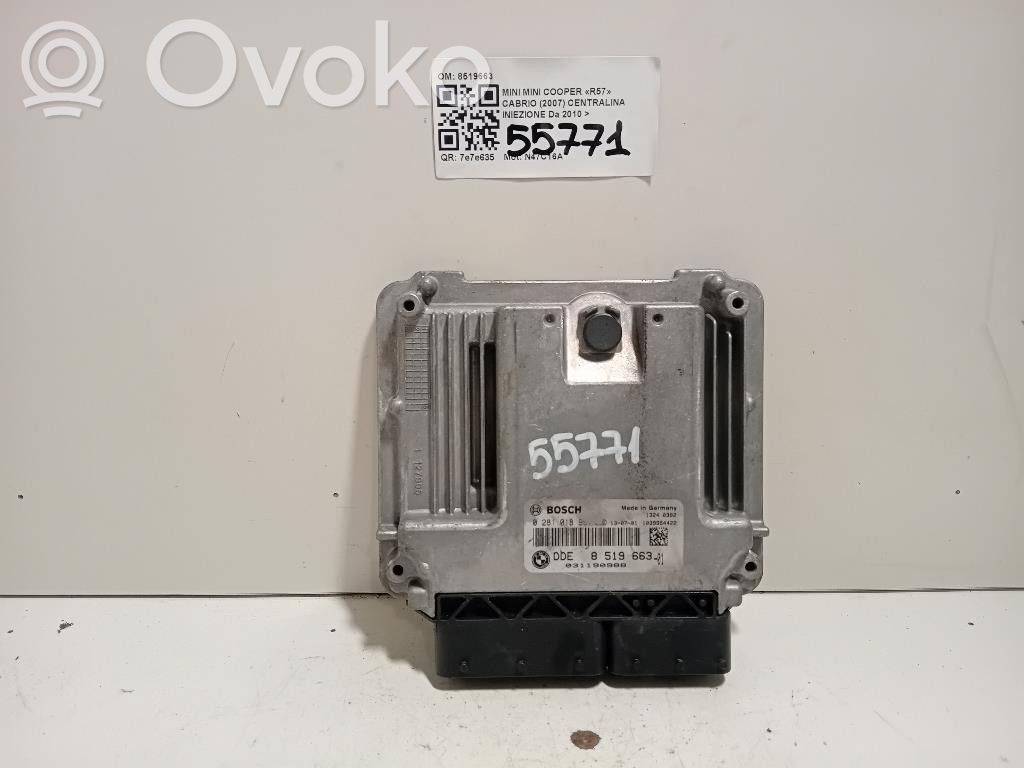 Mini One - Cooper R57 Injection control unit/module 
