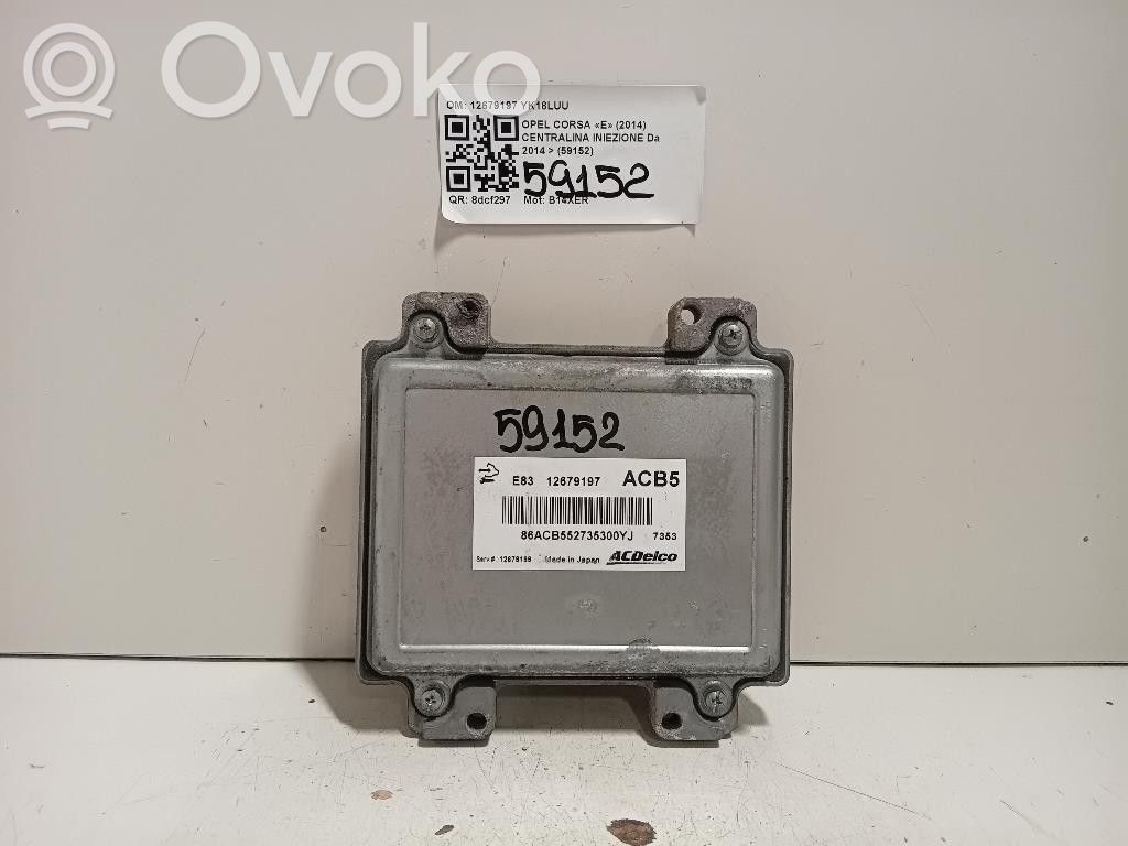 Opel Corsa D Ruiskutuksen ohjainlaite/moduuli 