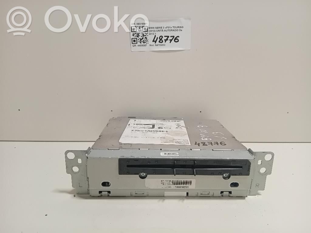 BMW 3 F30 F35 F31 Unitate principală radio/CD/DVD/GPS 