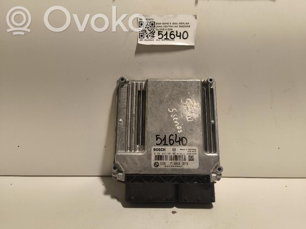 BMW 5 E60 E61 Centralina/modulo motore iniezione 