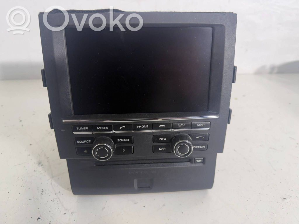 Porsche Cayenne (92A) Radio/CD/DVD/GPS-pääyksikkö 