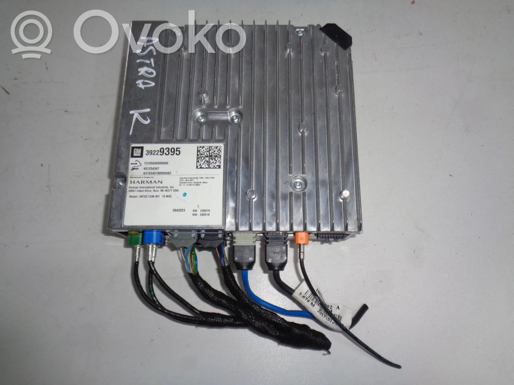 Opel Astra K Radio/CD/DVD/GPS head unit 