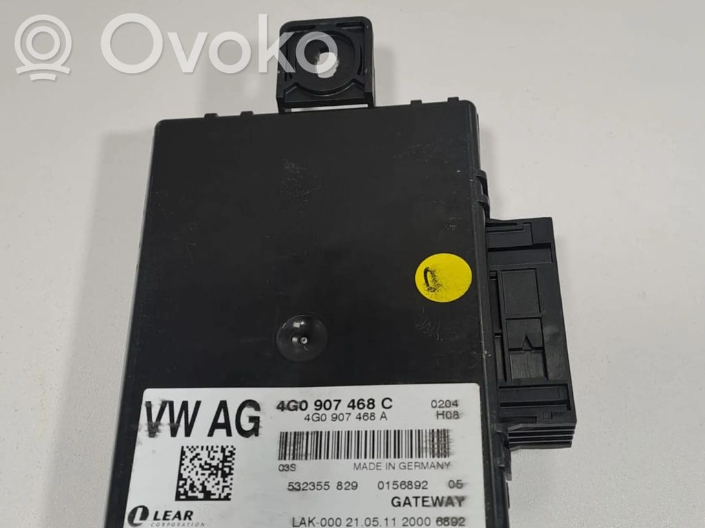 Audi A6 S6 C7 4G Módulo de control Gateway 