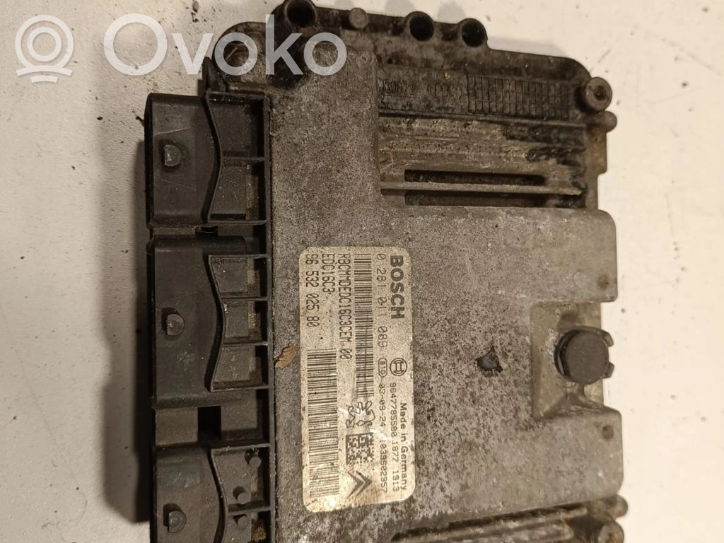 Peugeot 206 Engine control unit/module 