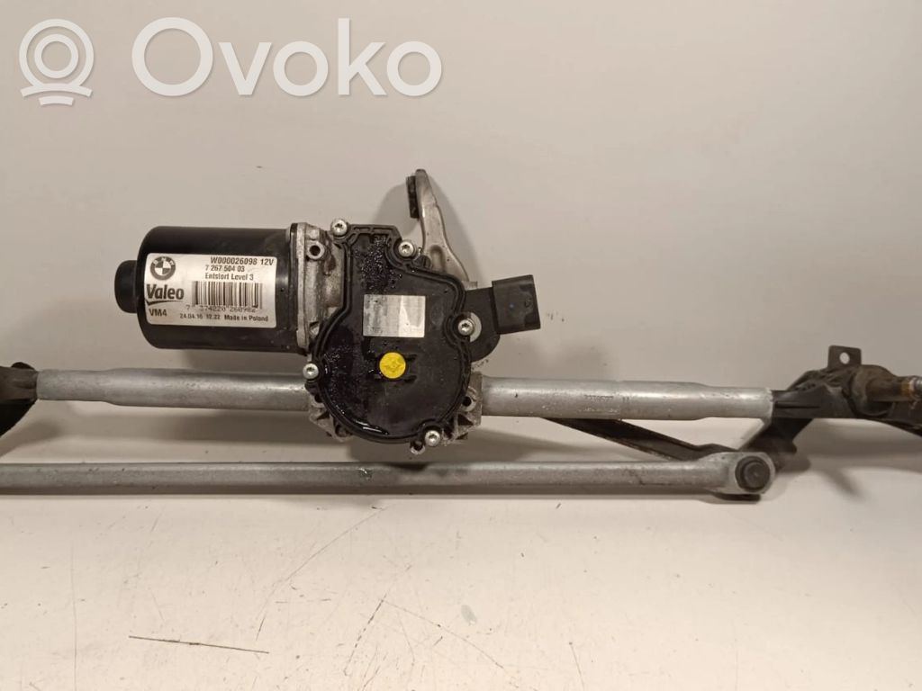 BMW 1 F20 F21 Mechanizm i silniczek wycieraczek szyby przedniej / czołowej 
