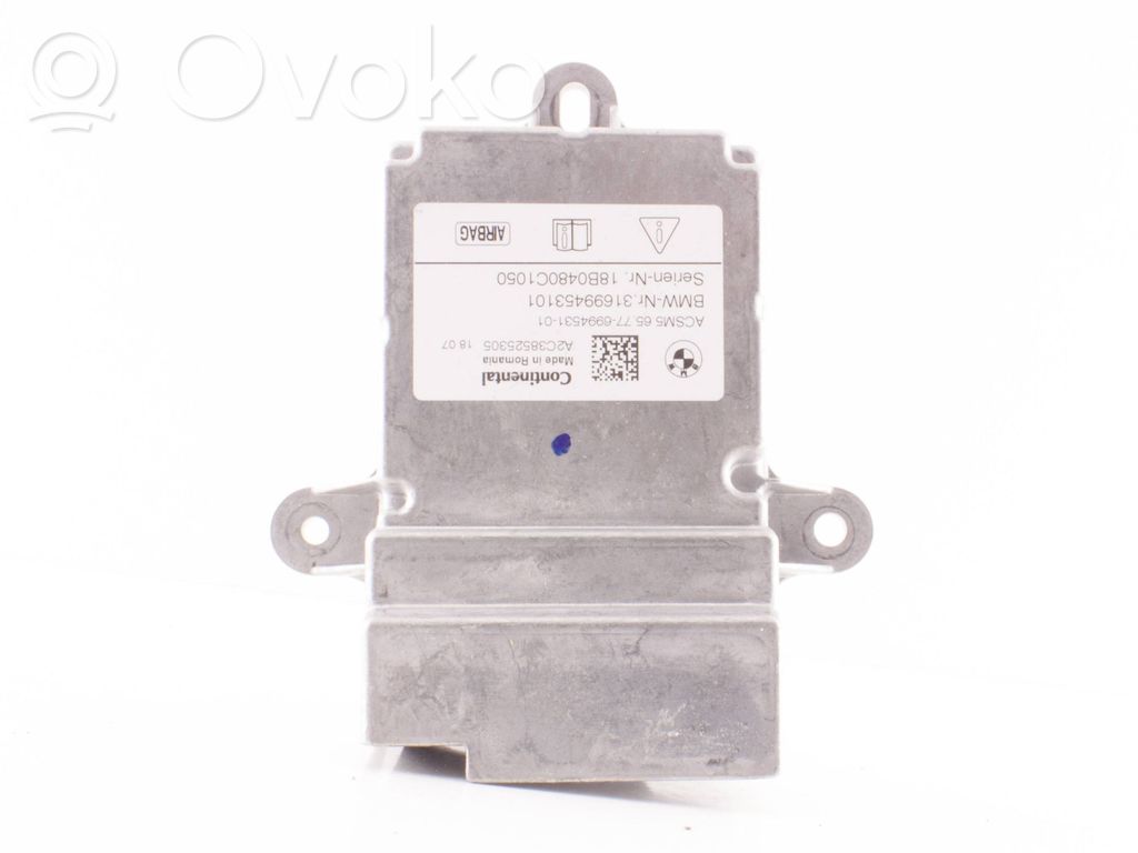 BMW 5 G30 G31 G38 Sterownik / Moduł Airbag 