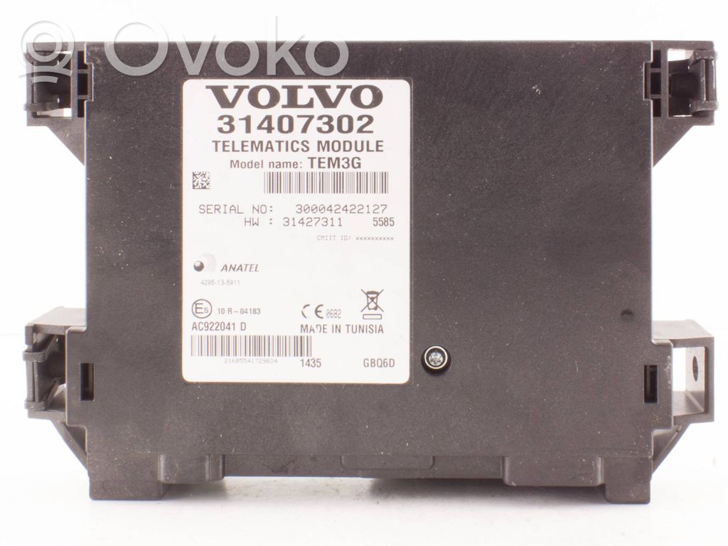 Volvo S60 Bluetooth control unit module 