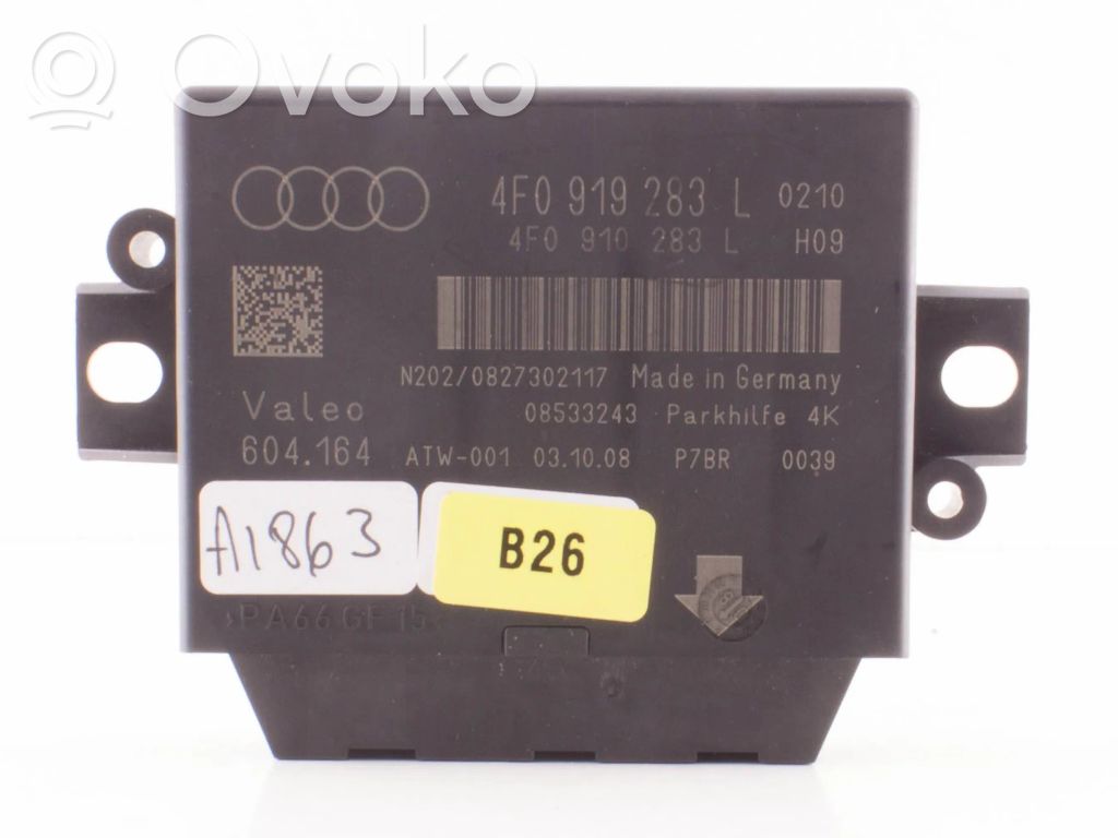 Audi A6 S6 C6 4F Sterownik / Moduł parkowania PDC 