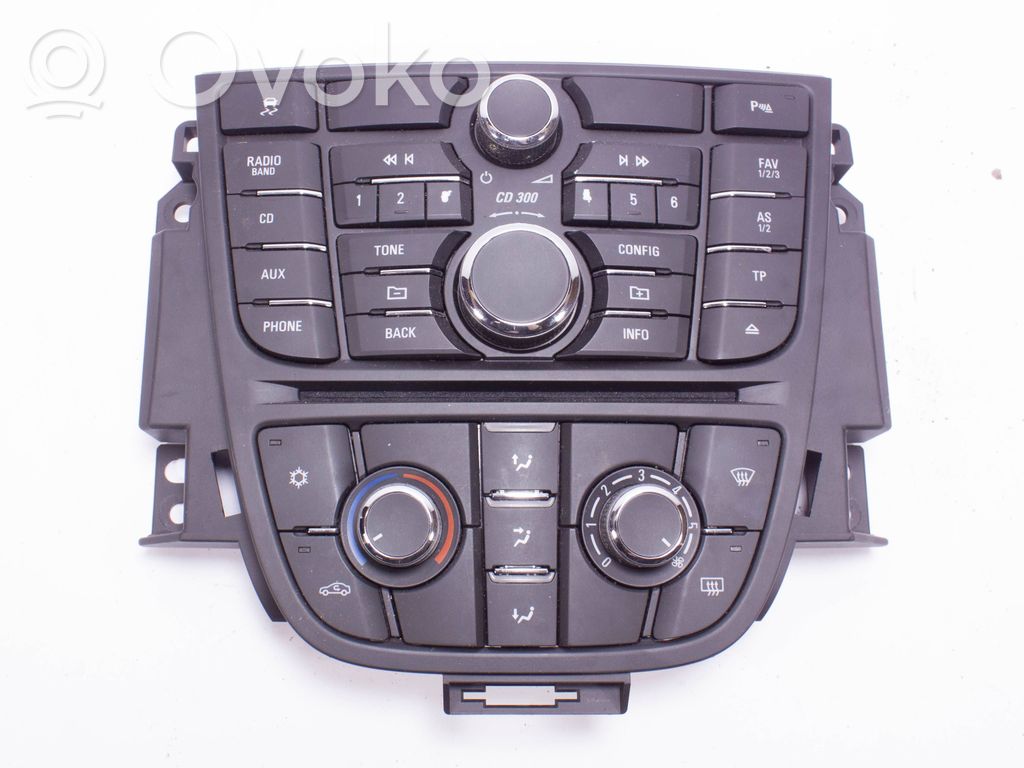 Opel Astra J Unidad delantera de radio/CD/DVD/GPS 