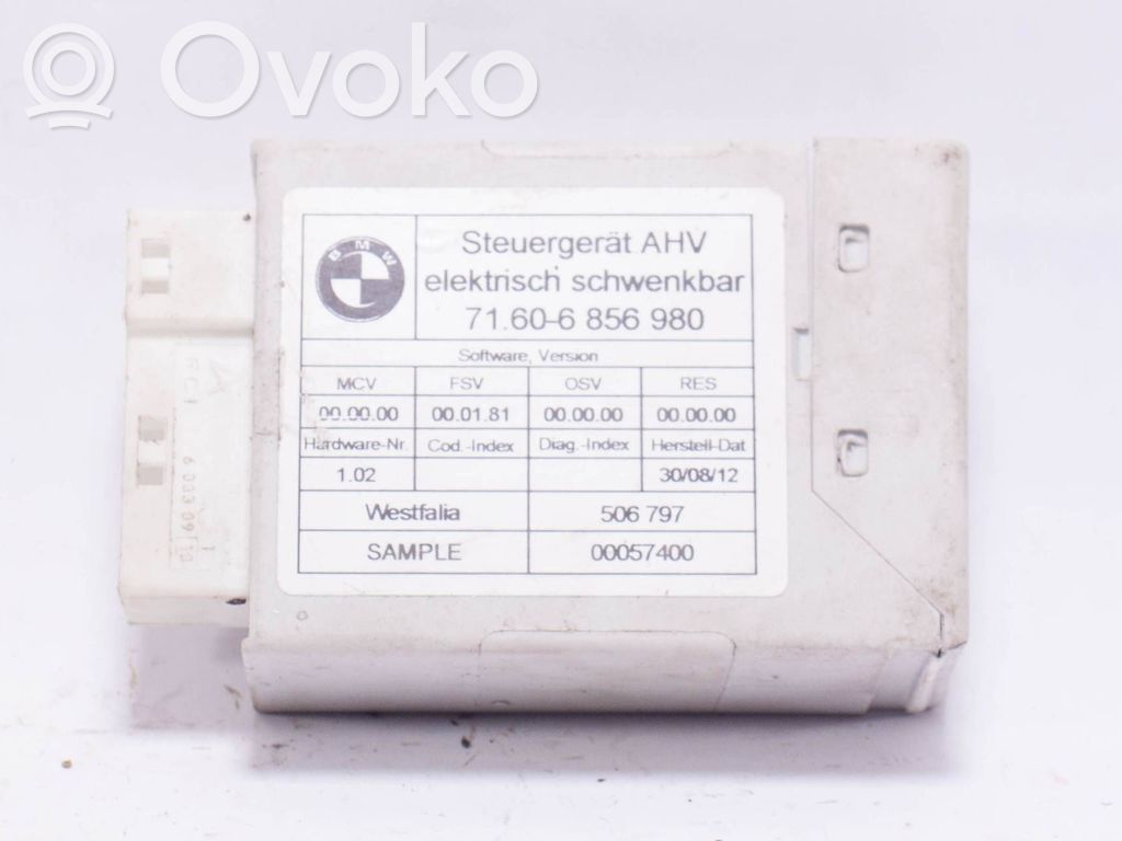 BMW 5 F10 F11 Sterownik / Moduł haka holowniczego 