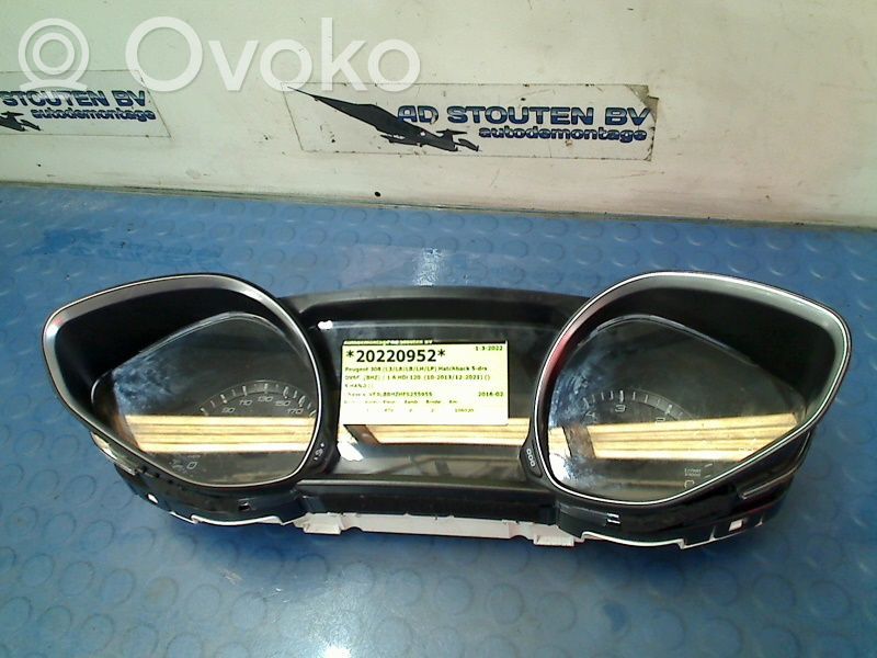 Peugeot 308 Tachimetro (quadro strumenti)