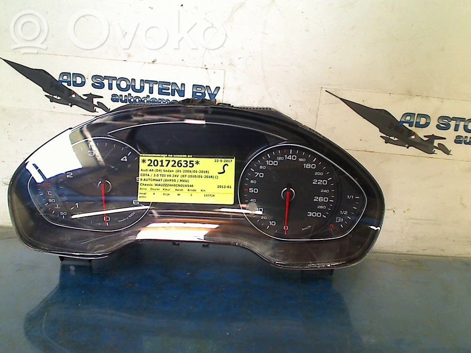 Audi A8 S8 D4 4H Velocímetro (tablero de instrumentos) 