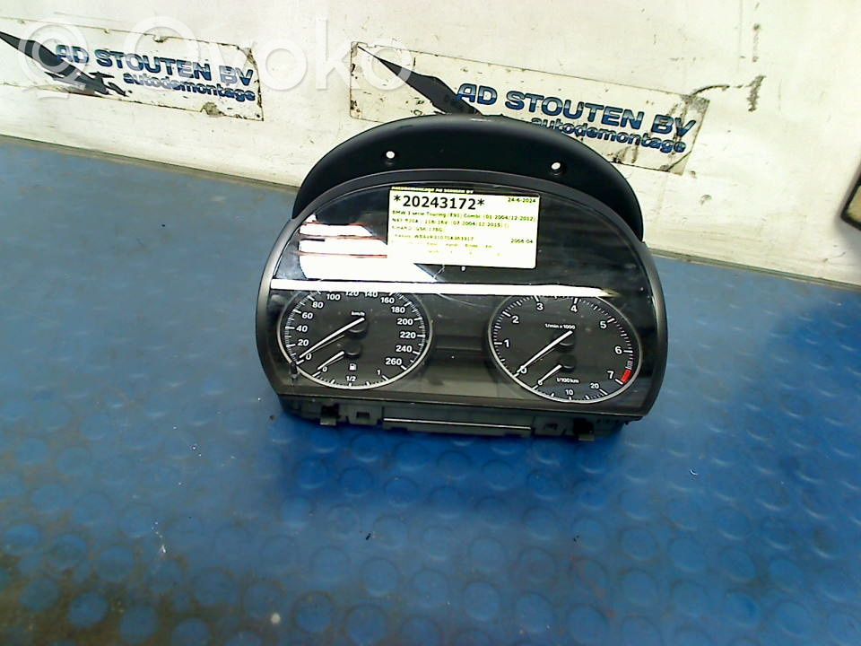 BMW 3 E90 E91 Geschwindigkeitsmesser Cockpit 