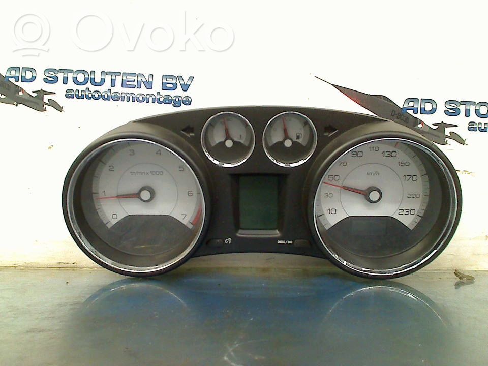 Peugeot 308 Vitezometru (grup de instrumente) 
