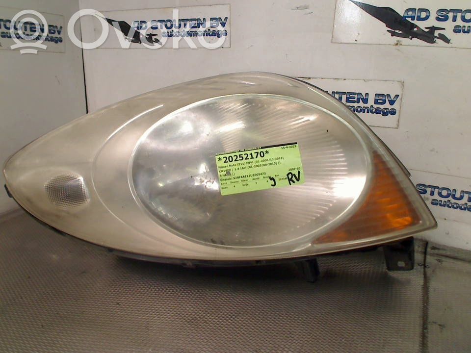 Nissan Note (E11) Scheinwerfer 