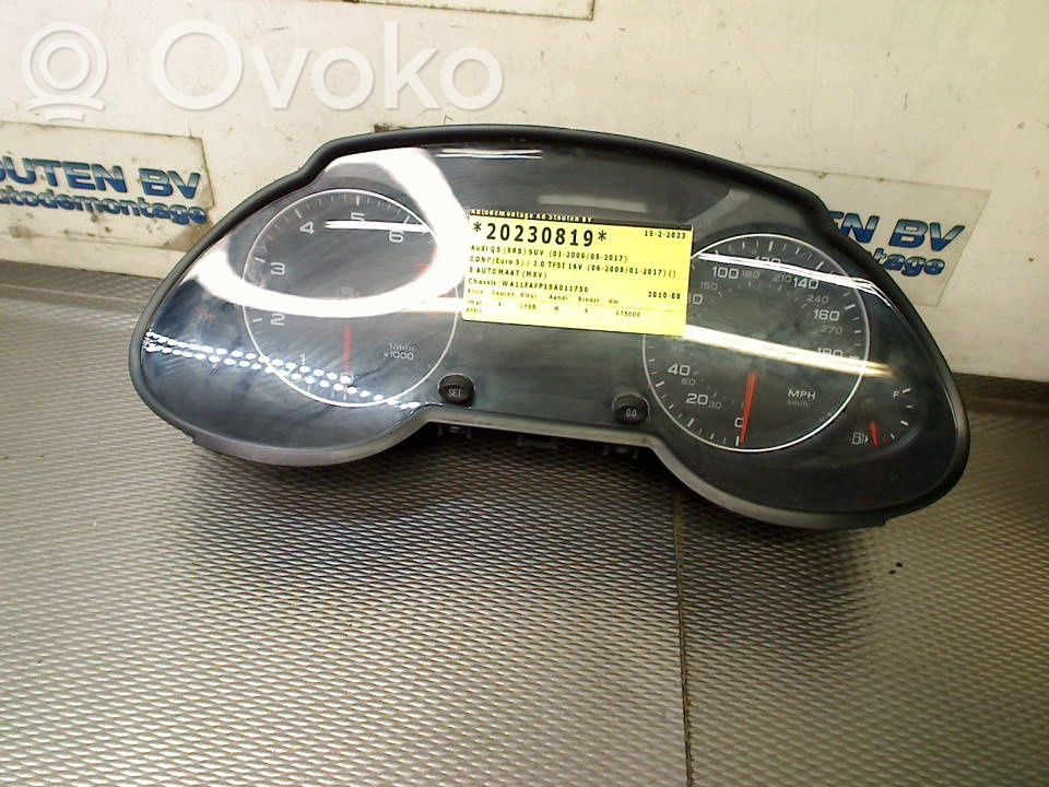 Audi Q5 SQ5 8R Tachimetro (quadro strumenti)