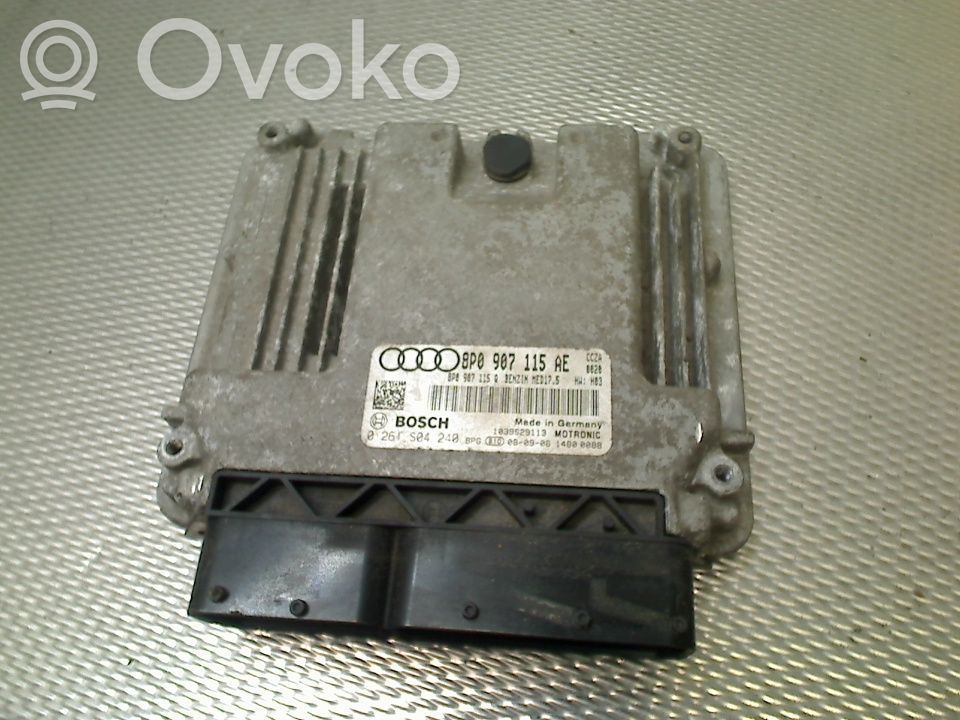 Engine control unit/module   8P0907115AE,8P0907115AE,8P0907115AE