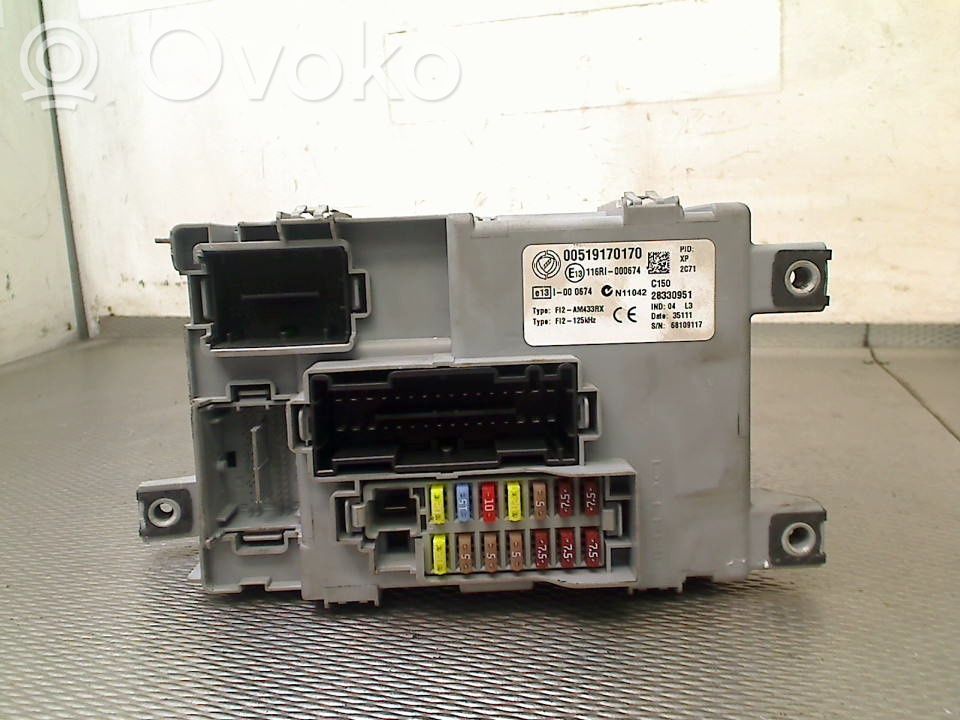 Opel Combo D Fuse box set 