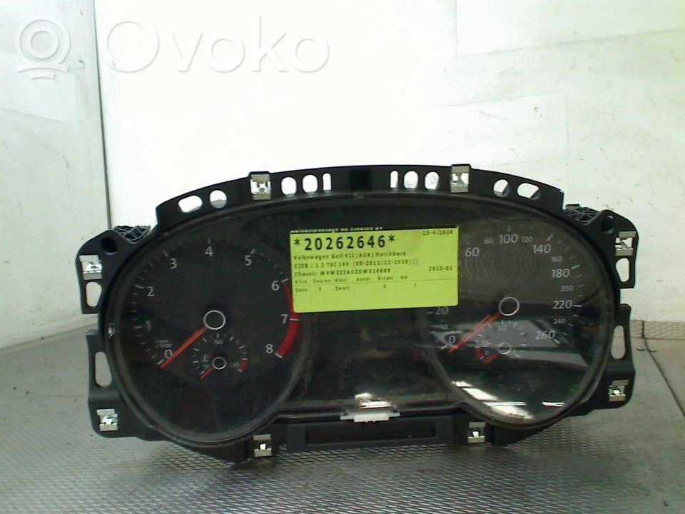 Volkswagen Golf VII Nopeusmittari (mittaristo) 