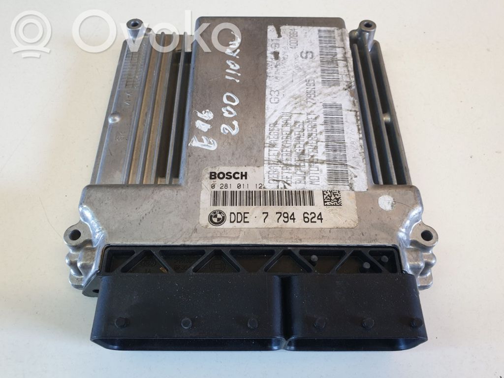 Engine control unit/module   7794624,0281011122,7796195