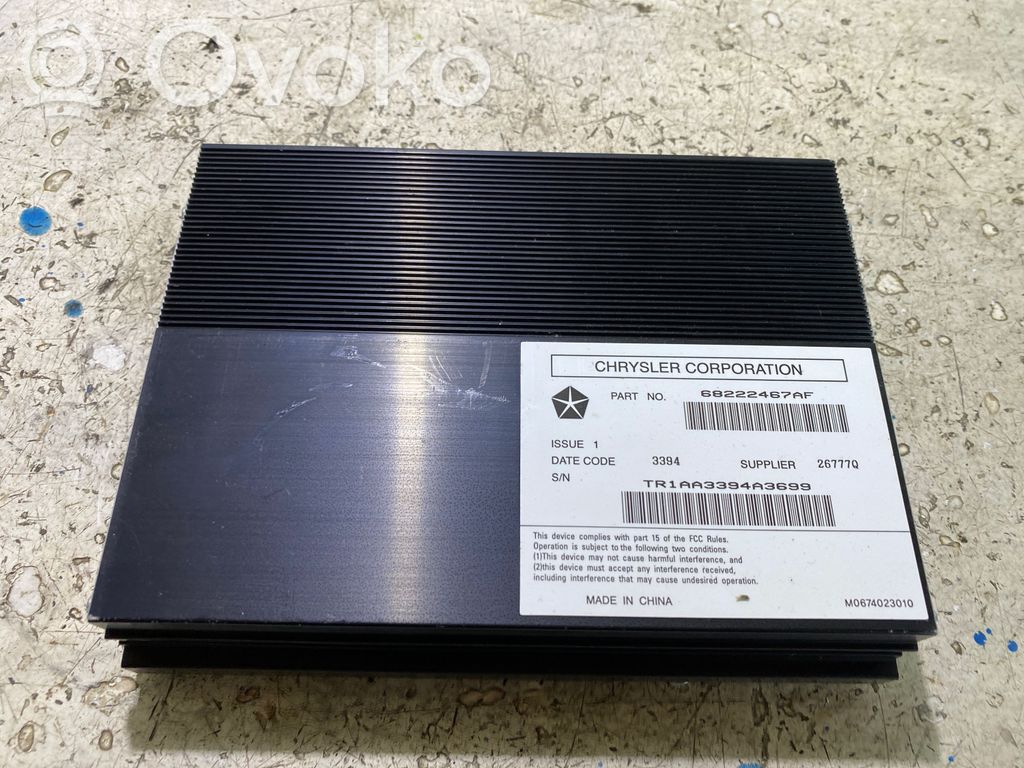 Garso stiprintuvas   68222467AF,267770,TR1003394A3699